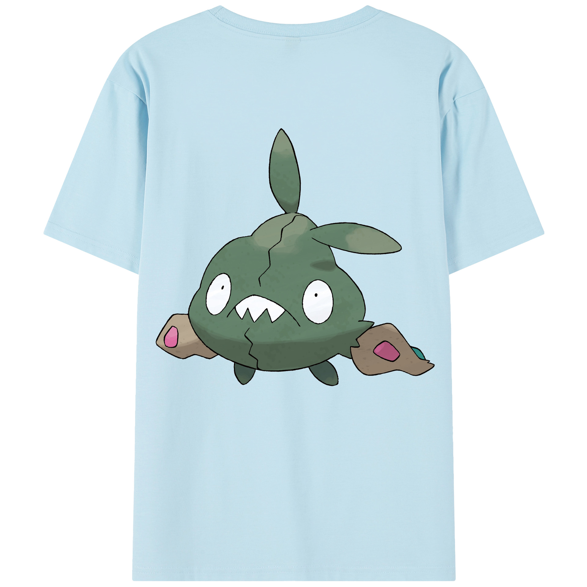 （画像用） ポケットモンスター Pokémon 綿100％半袖Tシャツ（背面プリント）